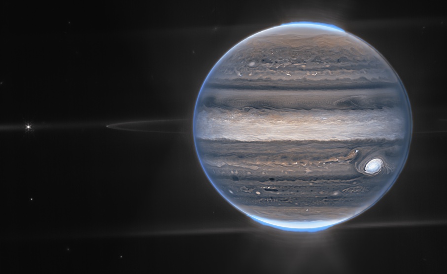 Webb odkrywa nowe struktury w atmosferze nad Wielką Czerwoną Plamą Jowisza